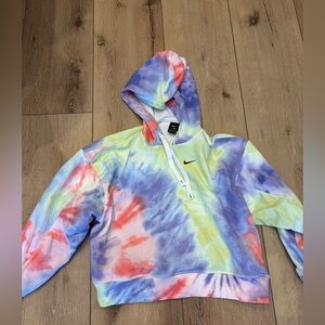 NWOT Nike Women's Dri-FIT Get Fit Tie-dye Pullover Training Hoodie